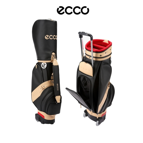[에코골프 정품] 2022년형 에코 클래식 트롤리 여성 바퀴형 캐디백 / 골프백 (블랙)